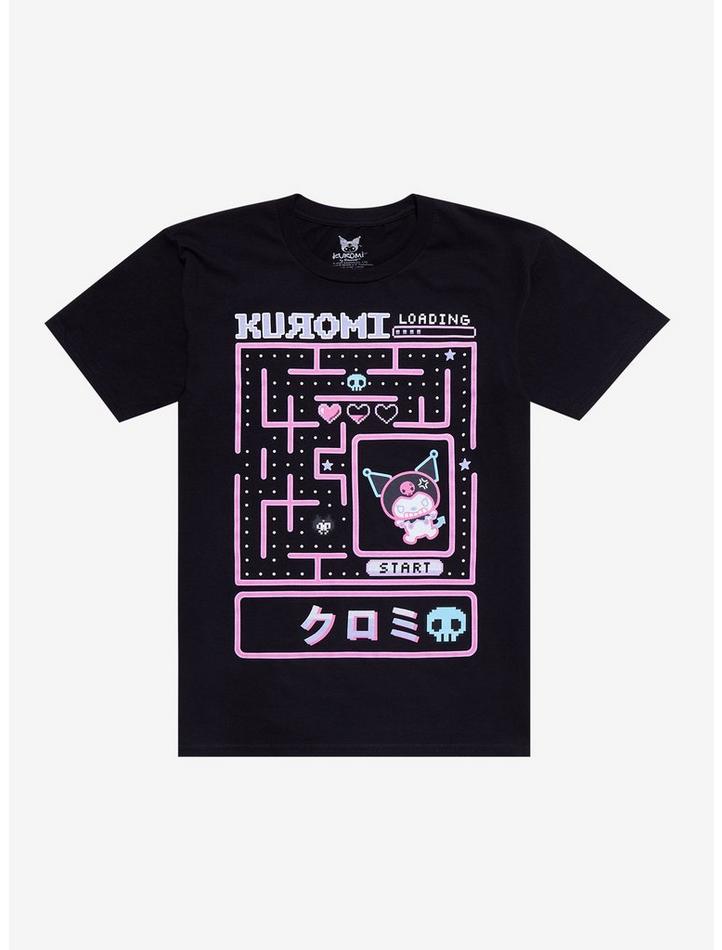 Kuromi Arcade Boyfriend Fit Girls Premium Tee, Classic Style T-Shirt